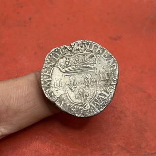 Charles X Cardinal De Bourbon Quart D’écu Dinan 159(4)?