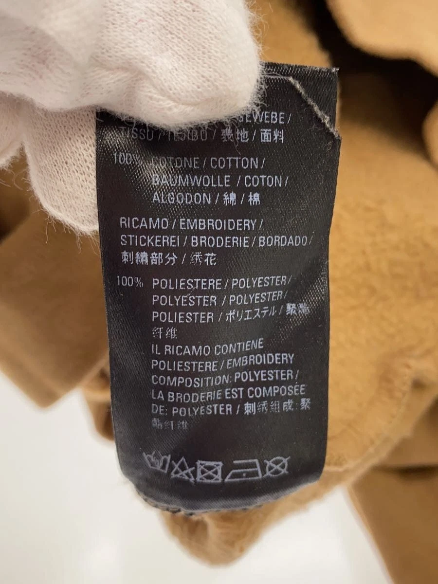 Felpa con cappuccio Balenciaga BB Corp vestibilità media XS cotone cammello 578135 TJV85 usata