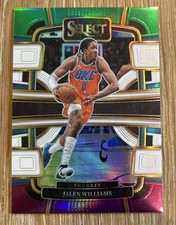 2023 Panini Select Jalen Williams #9 Green and Purple Tri-Color