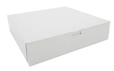 12x12x2.75 White Bakery Box Food Storage Container Cake Pastry Cupcake Box