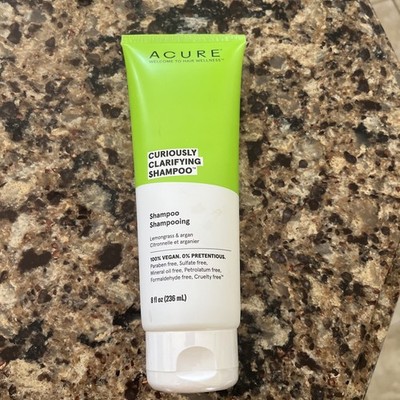 Acure Curiously Clarifying Shampoo, 8 Fluid Ounces Sealed