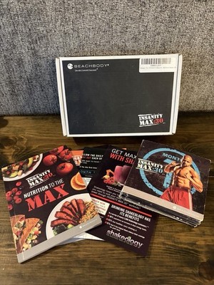Insanity Max:30 DVD Box Set Workout Program w/ Guides - Shaun T