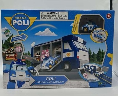 RoboCar Poli Mobile Headquarter Transforming Carrier Case Trailer Die-cast Poli