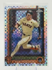 Mike Yastrzemski 2025 Topps Chrome X-Fractors San Francisco Giants