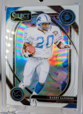 2024 Panini Select Barry Sanders White Prizm 1/35 ** 1st on print ** #208