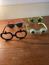 Kids Play Plastic Eye Glasses Shades Funny Cute 4 Pair SH29