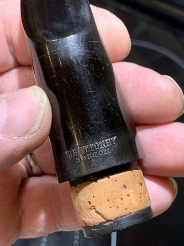 Vintage H Bettoney Bb Clarinet Mouthpiece In Good Condition !