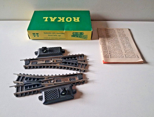 Rokal - 00161 - Spur - TT - 1x Weichenpaar Weiche links rechts - OVP  | Zustand: Gebraucht