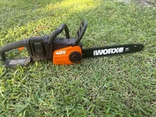 Worx 40V 14" Cordless Chainsaw Power Share with Auto-Tension - WG384