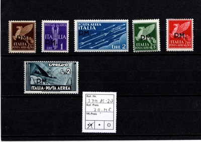 Italien Feldpost Flugpost Mi 15 bis 20 xx - Bild 1 von 2