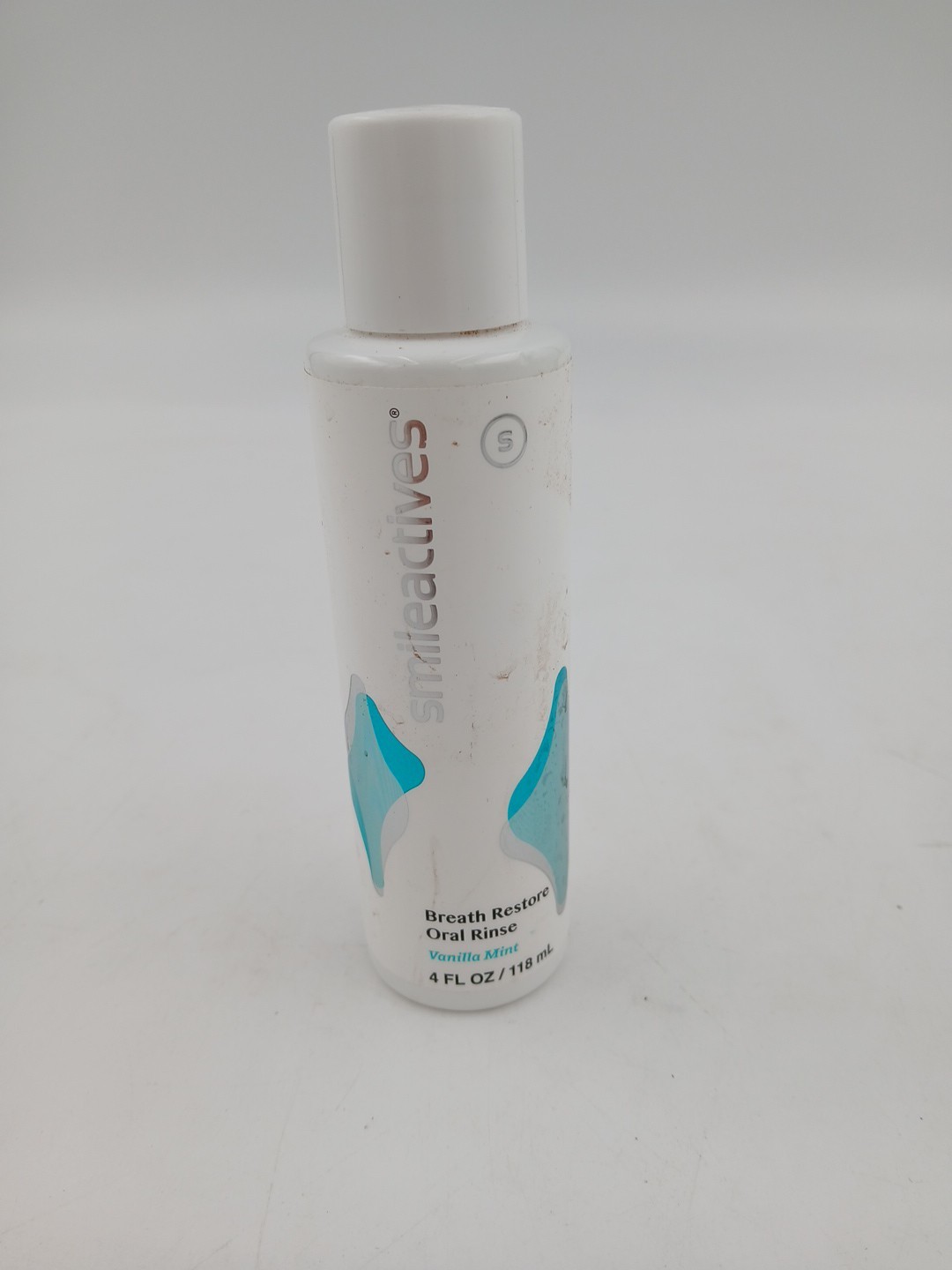 SmileActives Breath Restore Oral Rinse Mouthwash, Vanilla Mint, 4oz Seal