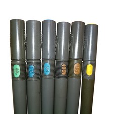 6x DDR Tuschezeichenger&auml;t Markant Lins 9 Plus Konvolut Leer Tuschestifte Vintage