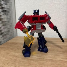 Transformers Legacy United G1 Optimus Prime Robot Toy with 3 Weapons Used