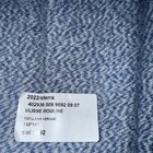 SFERRA 🚨SAMPLE 🚨 THROW Ulisse Mouline 100 Lana Vergine Blue/ Grey  Col 9692