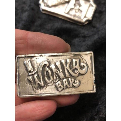 #ad 2 Troy Oz. MK BarZ quot;Willie Wonka Chocolate BarZquot; .999 Fine Silver $182.69