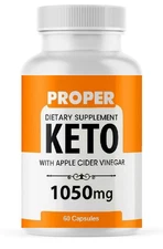 Proper Keto with Apple Cider Vinegar Keto Capsules - 1050mg