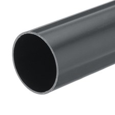 54.7mm ID 60mm OD 330mm/13" 2 3/8Inch PVC Rigid Tube Round Pipe Tubing Dark Grey