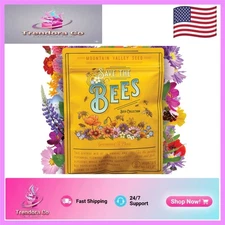 Bulk Wildflower Seeds - 80,000 Non-GMO Varieties to Attract Pollinators