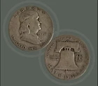 1951 50 Cents  Franklin Half Dollar