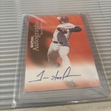 Trevor Hoffman autographed autograph card