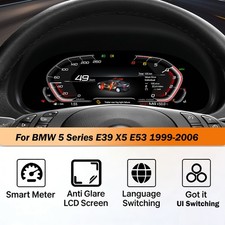 For BMW X5 E53 E39 1999-2006 Car Digital Instrument Cluster LCD Dashboard Panel