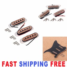Genuine Alnico V Single Coil SSS Pickup Sets for 6 String ST Strat Guitar