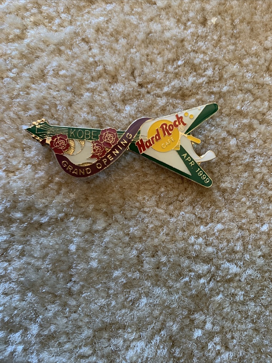 Hard Rock Cafe 1999 Kobe Grand Opening Rare Flying V Guitar Pin