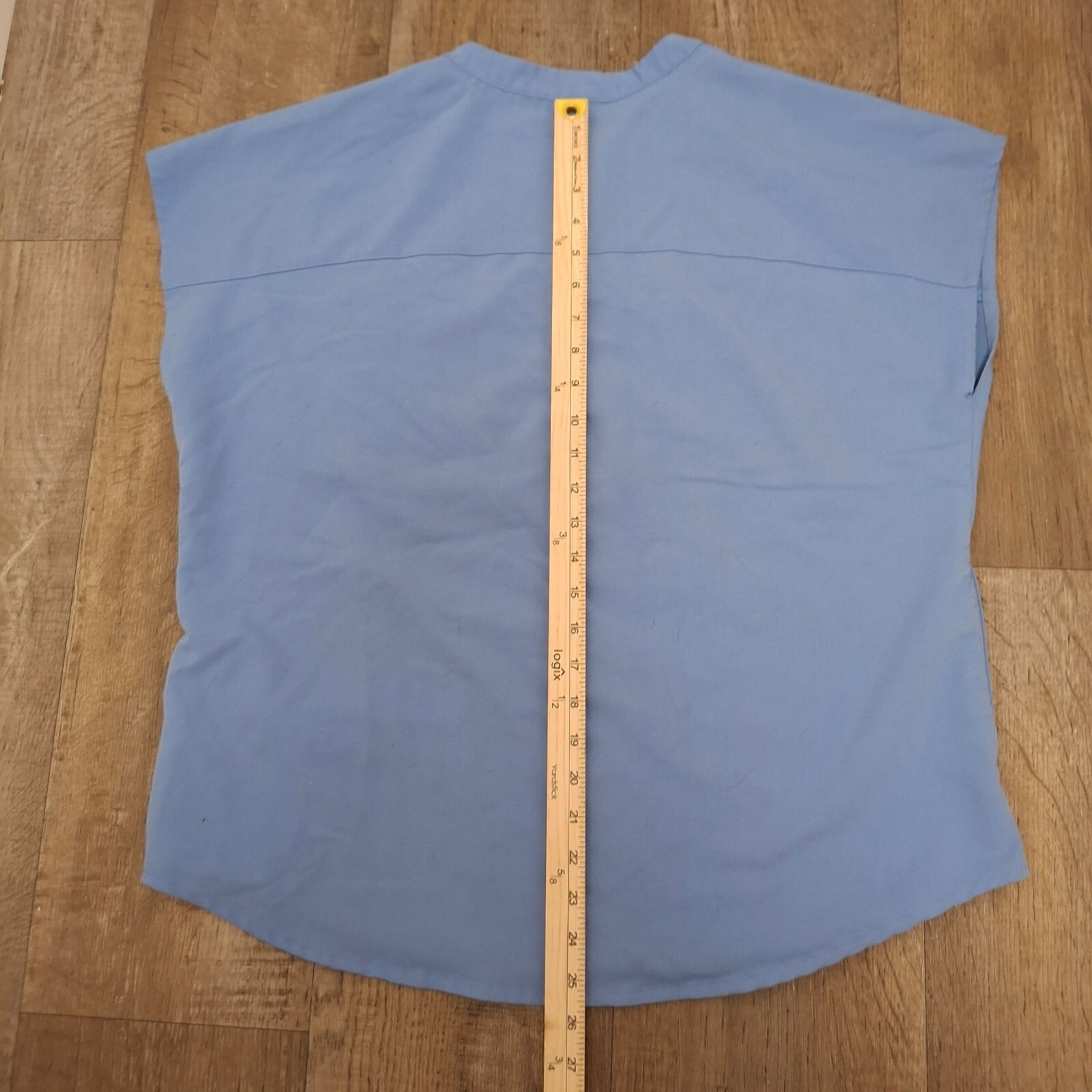 Fabletics Light Blue Performance Tunic Scrub Top … - image 8