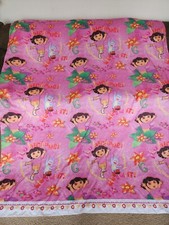 Nickelodeon Dora The Explorer Polyester Twin Flat Top Sheet Only 2012
