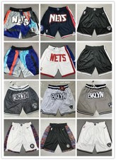Men's Brooklyn Nets Basketball Shorts Stitched