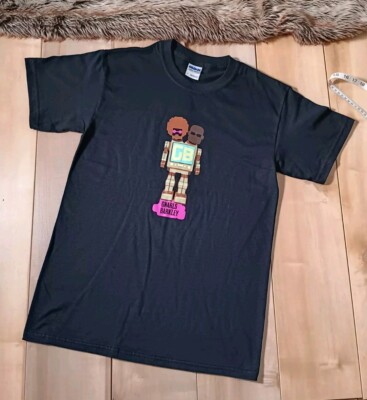 VTG gnarls barkley Odd Couple promo Tshirt Sz. S C-Lo Danger Mouse BAPE Y2K REAR