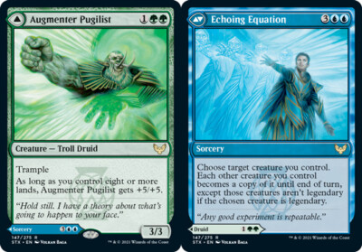 x1 Augmenter Pugilist // Echoing Equation R MTG Strixhaven: School of Mages M/NM