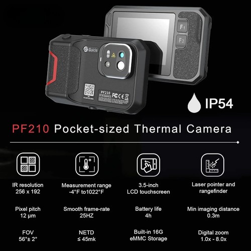 HD Large Screen Temperature Measurement Infrared Thermal Imager Camera - Picture 3 of 11