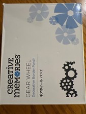 Creative Memories Gear Wheel Decorative Border Punch Scrapbooking NIB