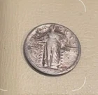 1927 Standing Liberty 90% Silver Quarter 25c Antique U.S. Collectible Coin
