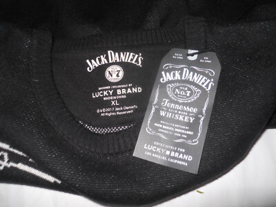 Lucky Brand x Jack Daniels Tennessee Whiskey Sweater Men's XL