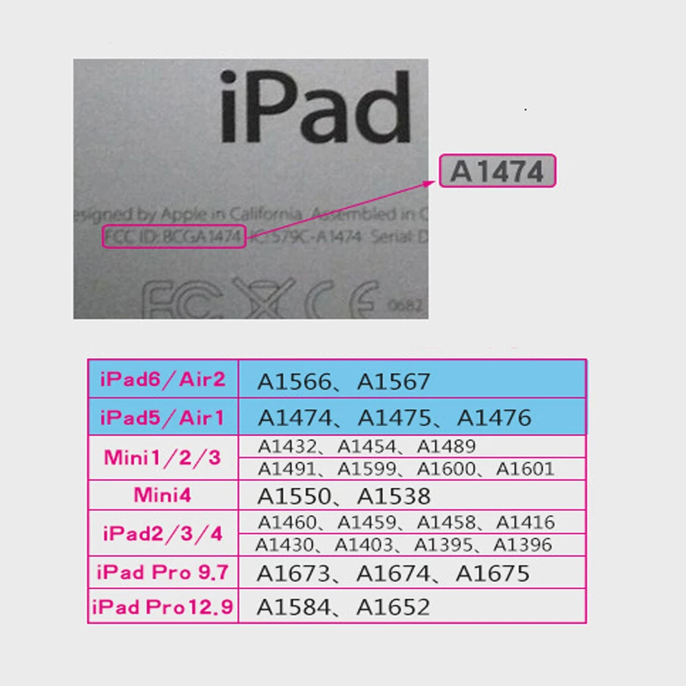 Ultra Thin Case for ipad Pro 2024 Air 1/2/6 / ipad 2/3/4/5/6 9.7 11" Smart Cover - Image 2 of 4