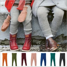 DISANA Kids Thermal Leggings: 100% Merino Wool Base Layer for Girls and Boys