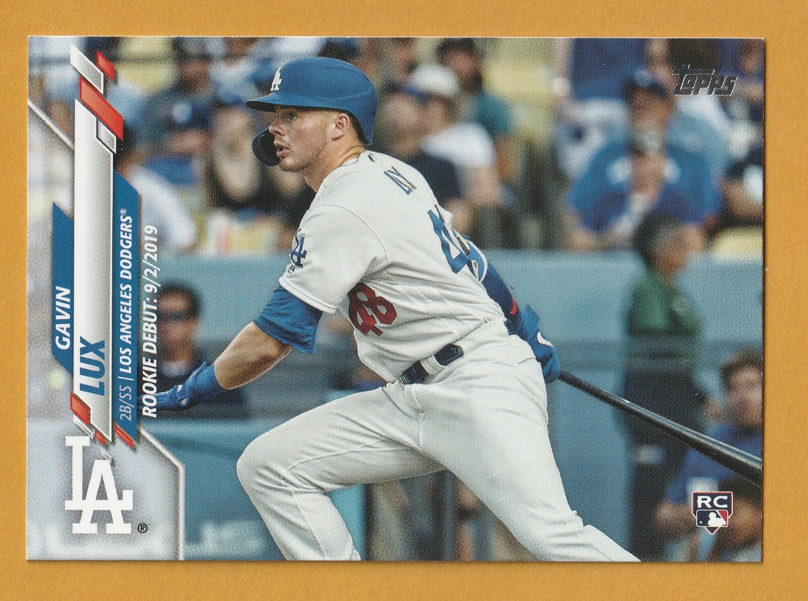 2020 Topps Update #U234 Gavin Lux RC Rookie Card