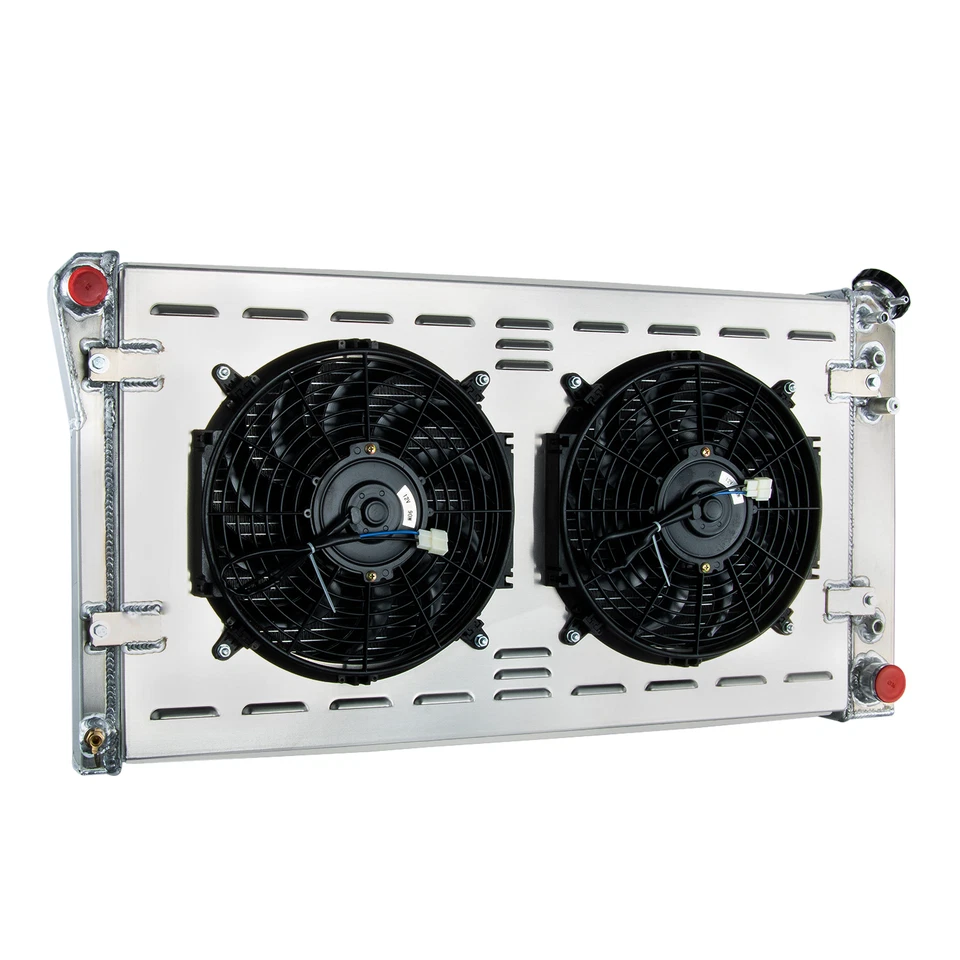 For 91-1993 CHEVY CAPRICE BUICK ROADMASTER 5.7L 4 ROW RADIATOR&SHROUD FAN ASI Foto 2 de 4