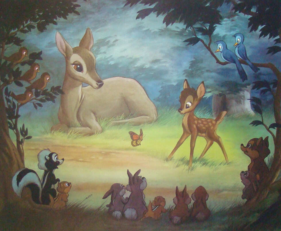 NEW BAMBI物語　Beauty World Ⅱセット Bambi and Thumper Master Craft Table Top Statue | LM Treasures
