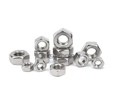 DADI PICCOLI INOX A2 MICRO DADI ESAGONALI M1 M1,2 M1,4 M1,6 M2 M2,5 UNI 5588 934