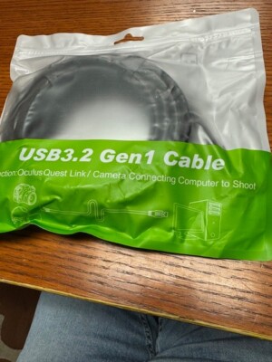 Lot of 50Link Cable 16FT Compat Oculus/Meta Quest 2/1, USB 3.2 Gen 1 Type A to C