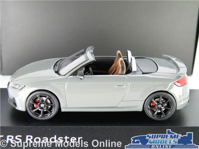 AUDI TT RS ROADSTER MODEL CAR NARDO GREY CONVERTIBLE 1:43 SCALE