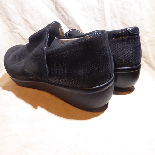 🥿 Alegria PG Lite Comfort Slip On Clogs sz 8.5 M (39) Black Textured Leather - Picture 5 of 16