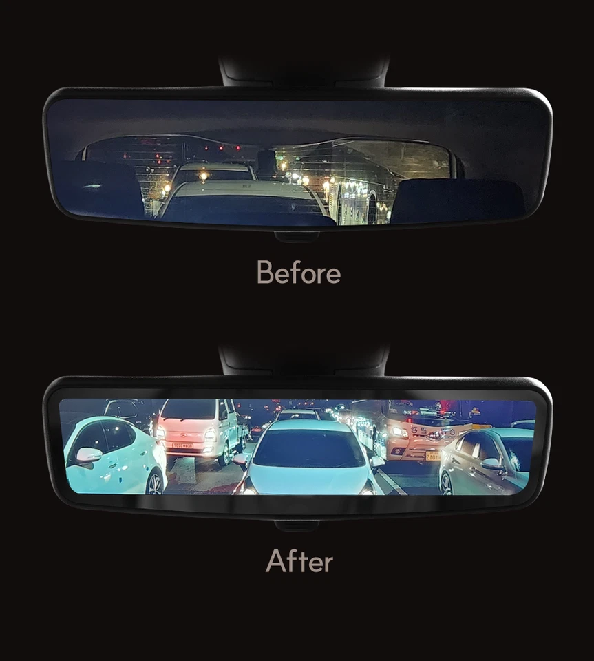 Espejo retrovisor digital Toyota Highlander 60 marcos LVDS 1920x384 GT0ZVSRW Foto 3 de 4