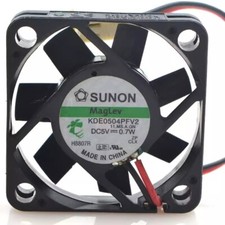 SUNON KDE0504PFV2 4010 DC5V 0.7W 4CM 2-Wire Silent Cooling Fan