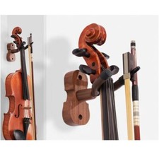 Practical Wall Mounted Violin Violin Viola Hanger Hook Durable Wooden Base