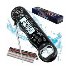 Instant Read Digital Meat Thermometer Fast for Kitchen Food Cooking BBQ Grilling