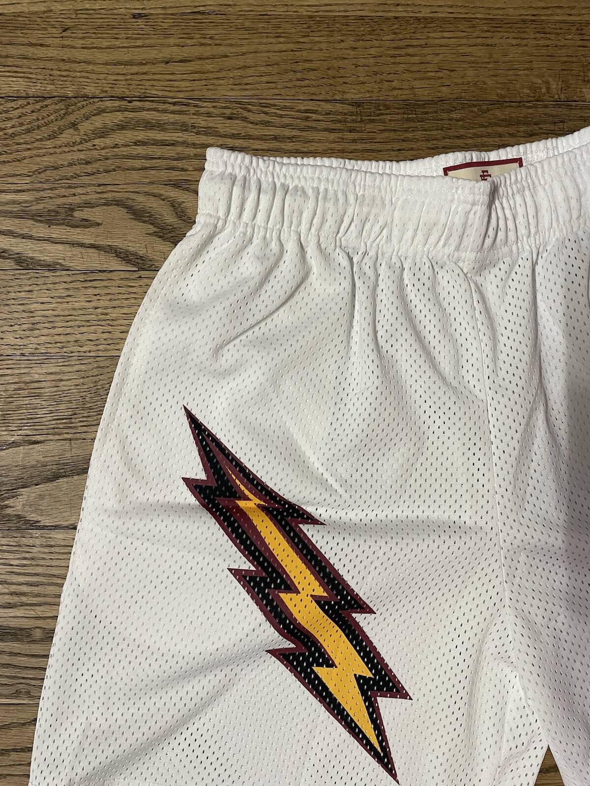 Eric Emanuel EE Basic White Lightning Bolt Shorts… - image 5